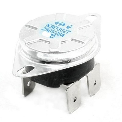 Термостат защитный (таблетка) для водонагревателя, бойлера KSD-302 93 градуса