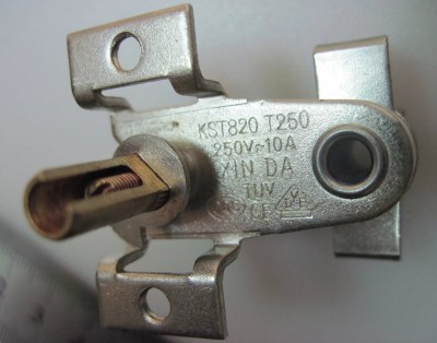 Терморегулятор для плиты KST820 Т250. 250V 10A